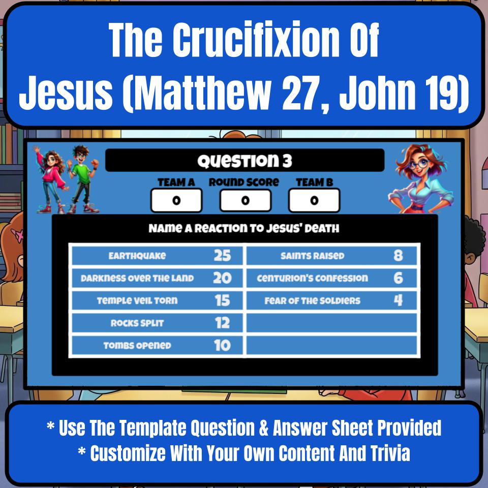 The Crucifixion Of Jesus (Matthew 27, John 19) Feud Review BF0075