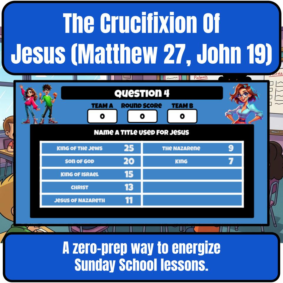 The Crucifixion Of Jesus (Matthew 27, John 19) Feud Review BF0075