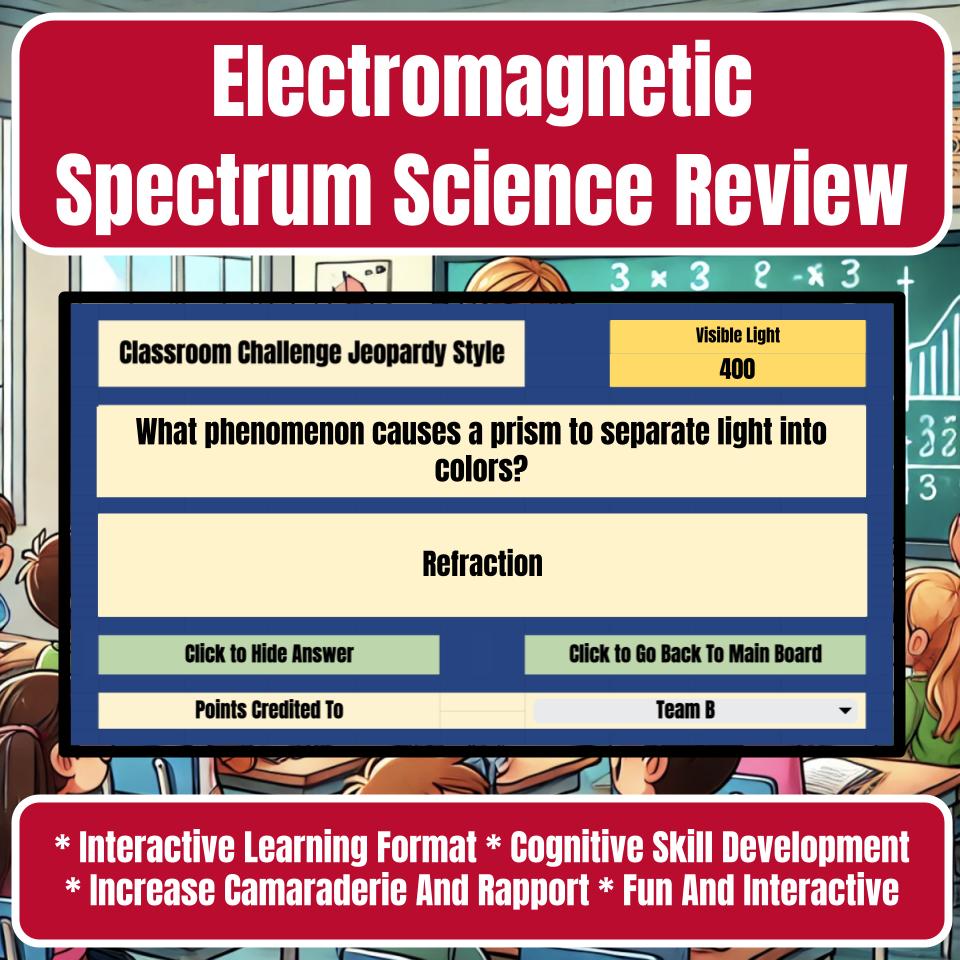 Electromagnetic Spectrum Jeopardy Science Review I0076