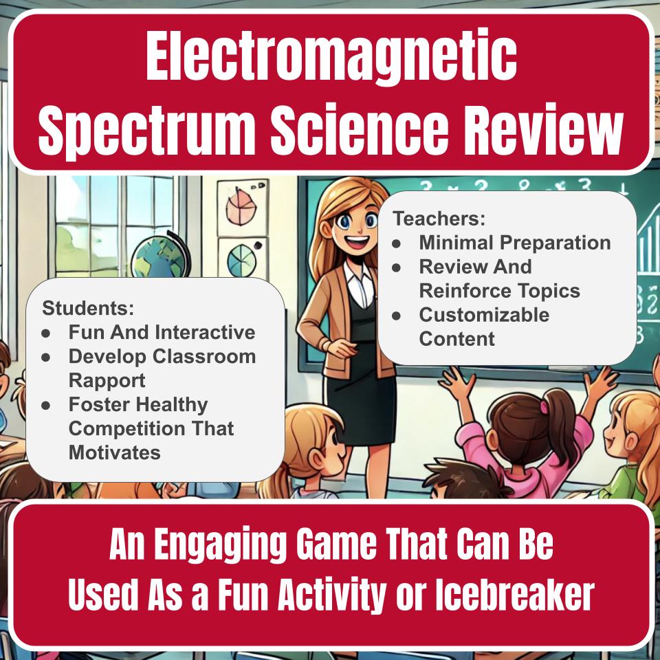 Electromagnetic Spectrum Jeopardy Science Review I0076