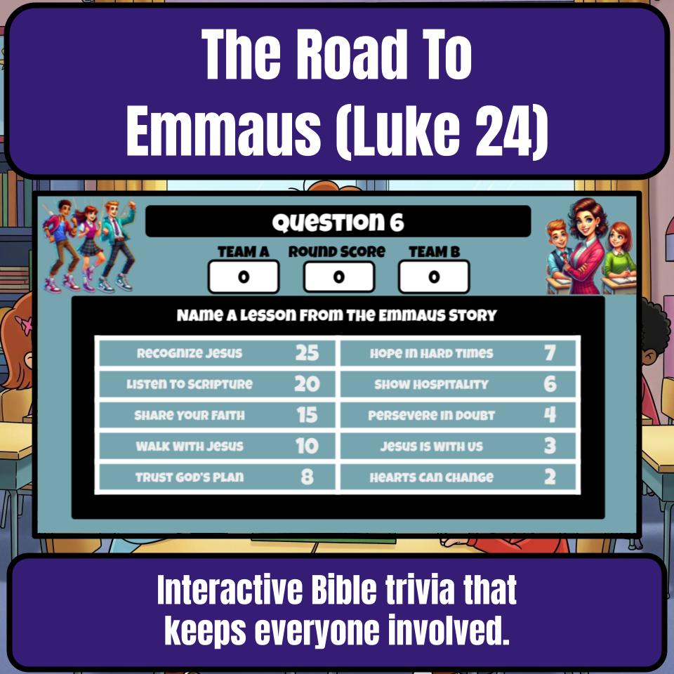 The Road To Emmaus (Luke 24) Feud Review BF0077