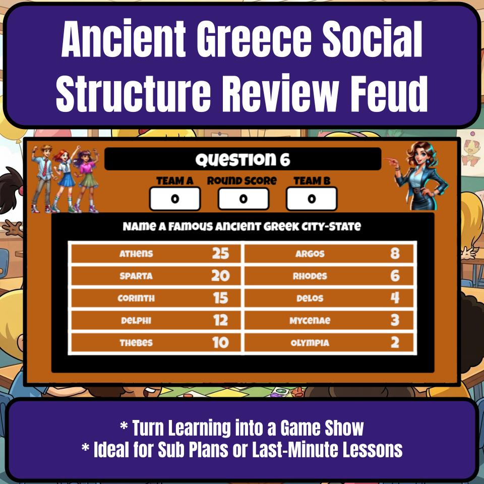 Ancient Greece Social Structure Review Feud CF0077