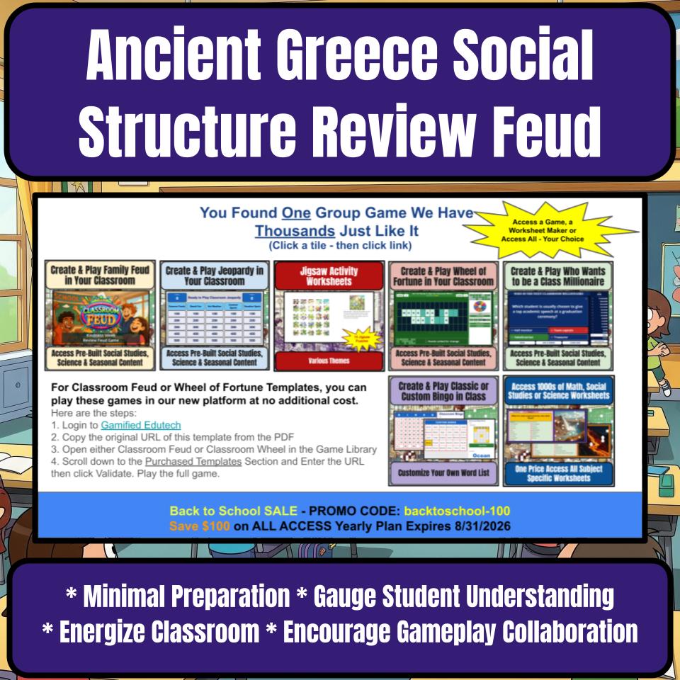 Ancient Greece Social Structure Review Feud CF0077