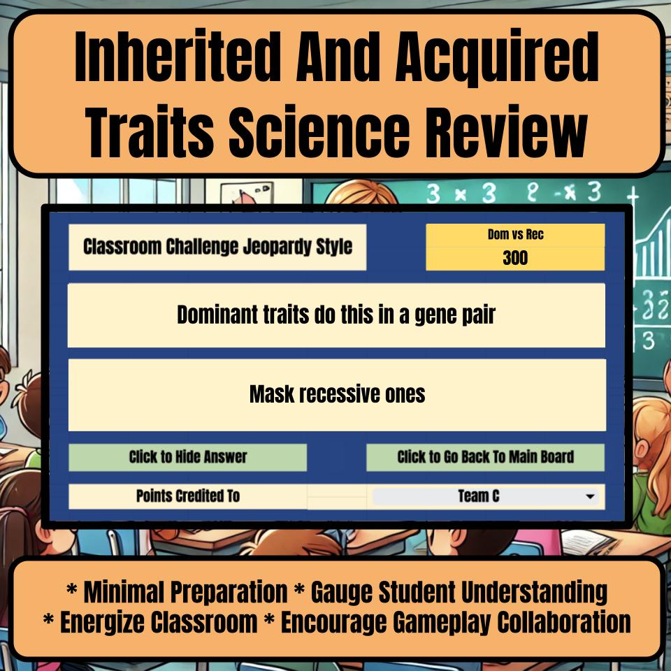 Inherited And Acquired Traits Jeopardy Science Review I0077