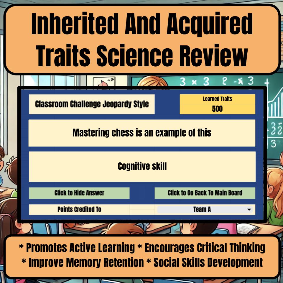 Inherited And Acquired Traits Jeopardy Science Review I0077