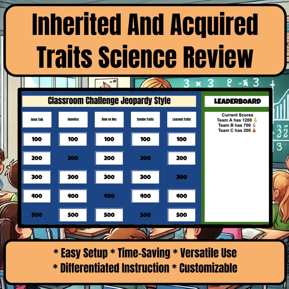 Inherited And Acquired Traits Jeopardy Science Review I0077