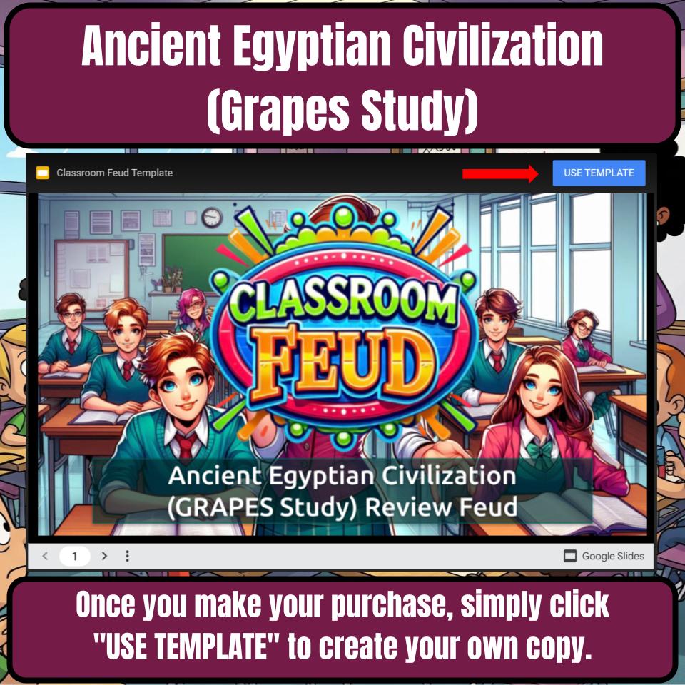 Ancient Egyptian Civilization (Grapes Study) Review Feud CF0078