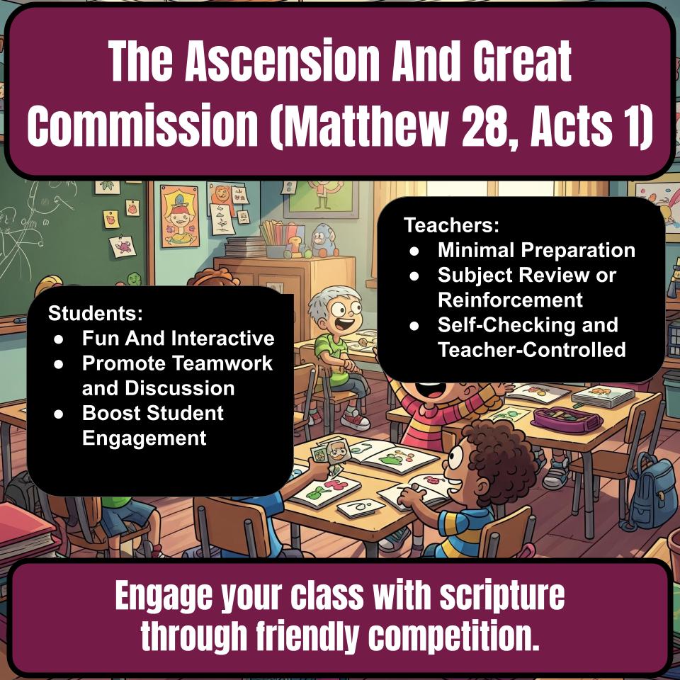 The Ascension And Great Commission (Matthew 28, Acts 1) Feud Review BF0078