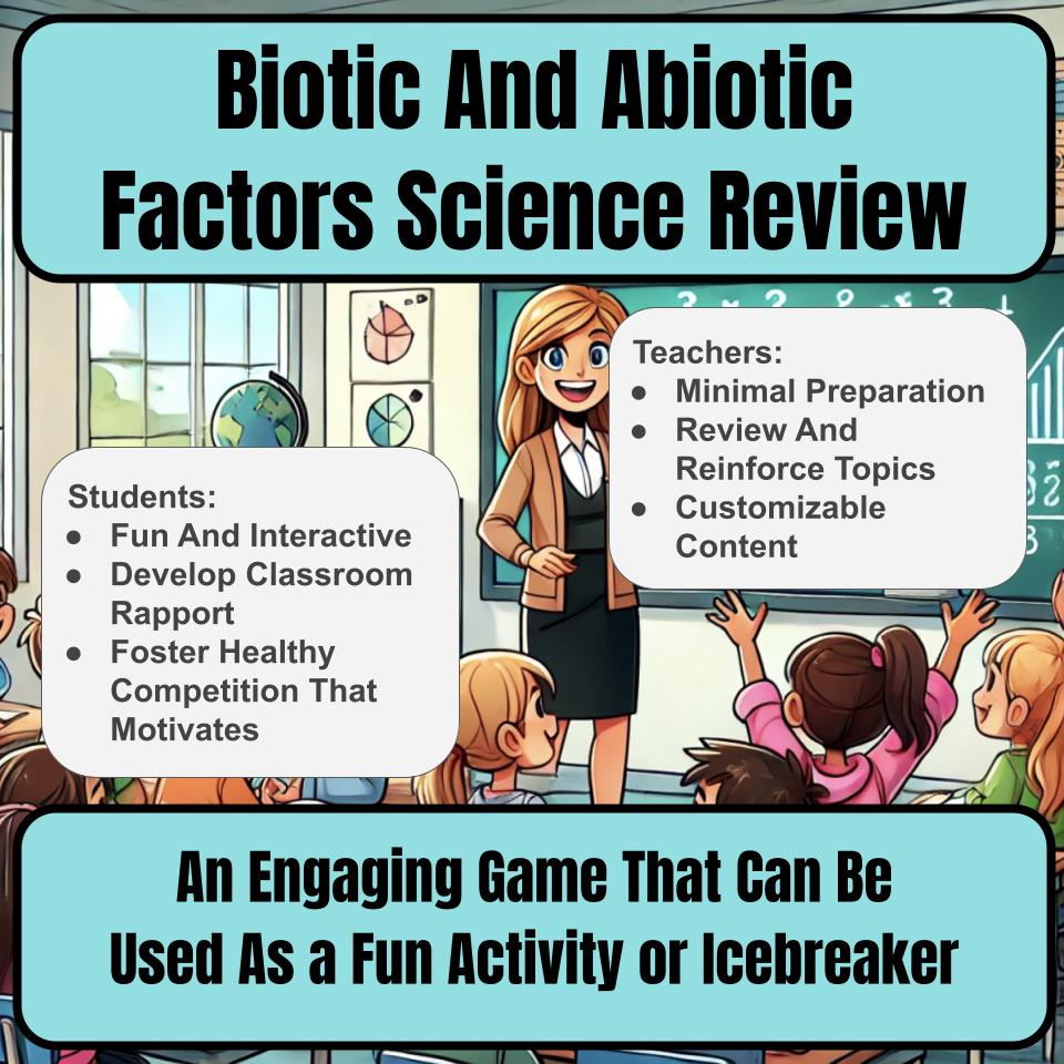 Biotic And Abiotic Factors Jeopardy Science Review I0078