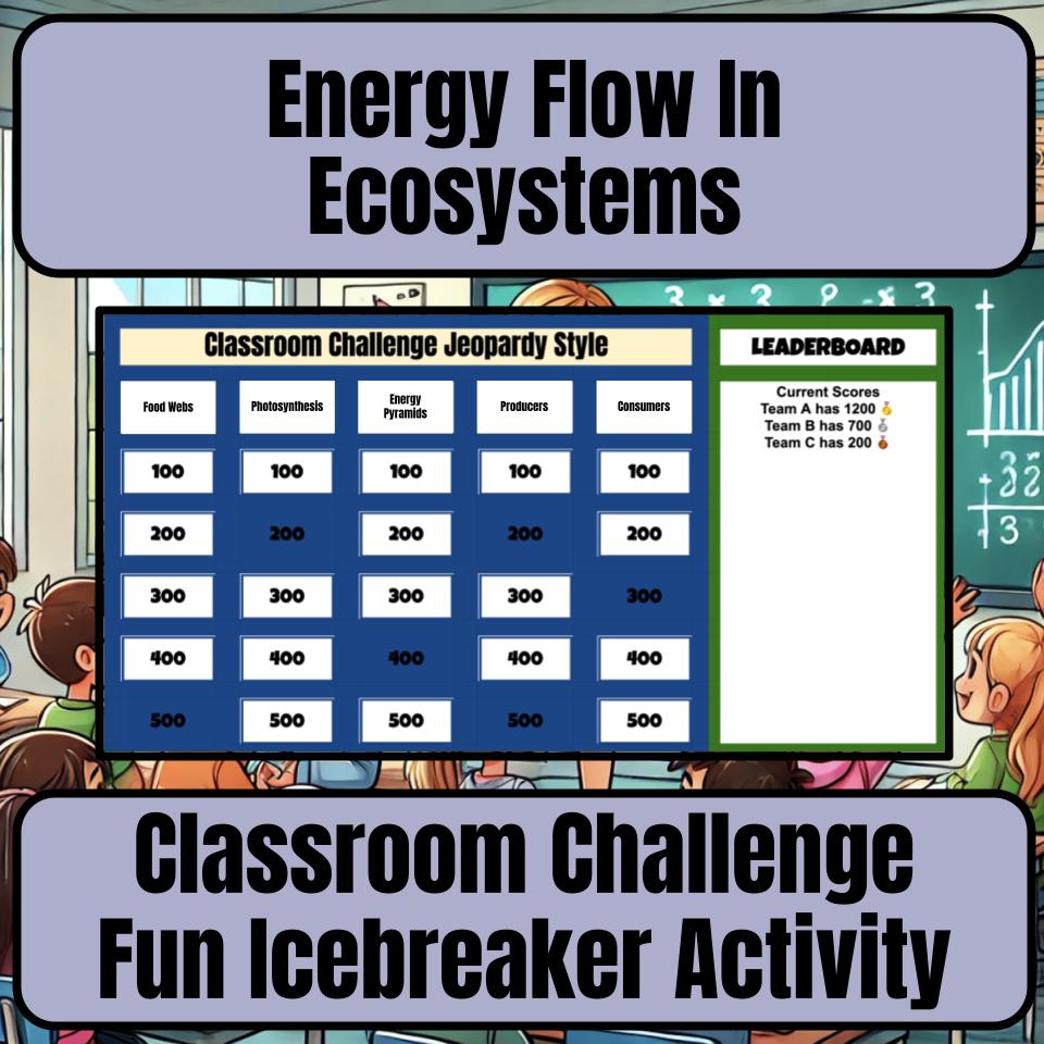 Energy Flow In Ecosystems Jeopardy Science Review I0079
