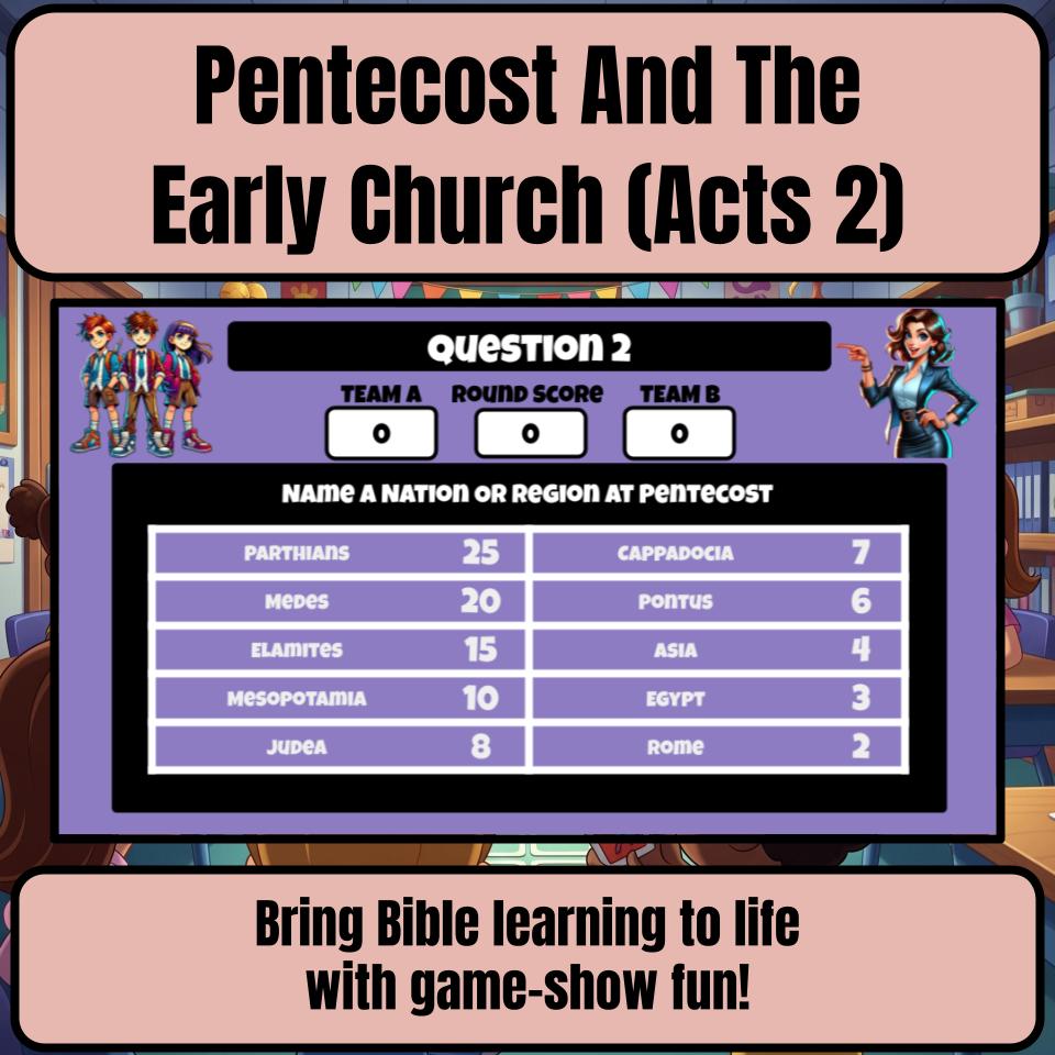 Pentecost And The Early Church (Acts 2) Feud Review BF0079