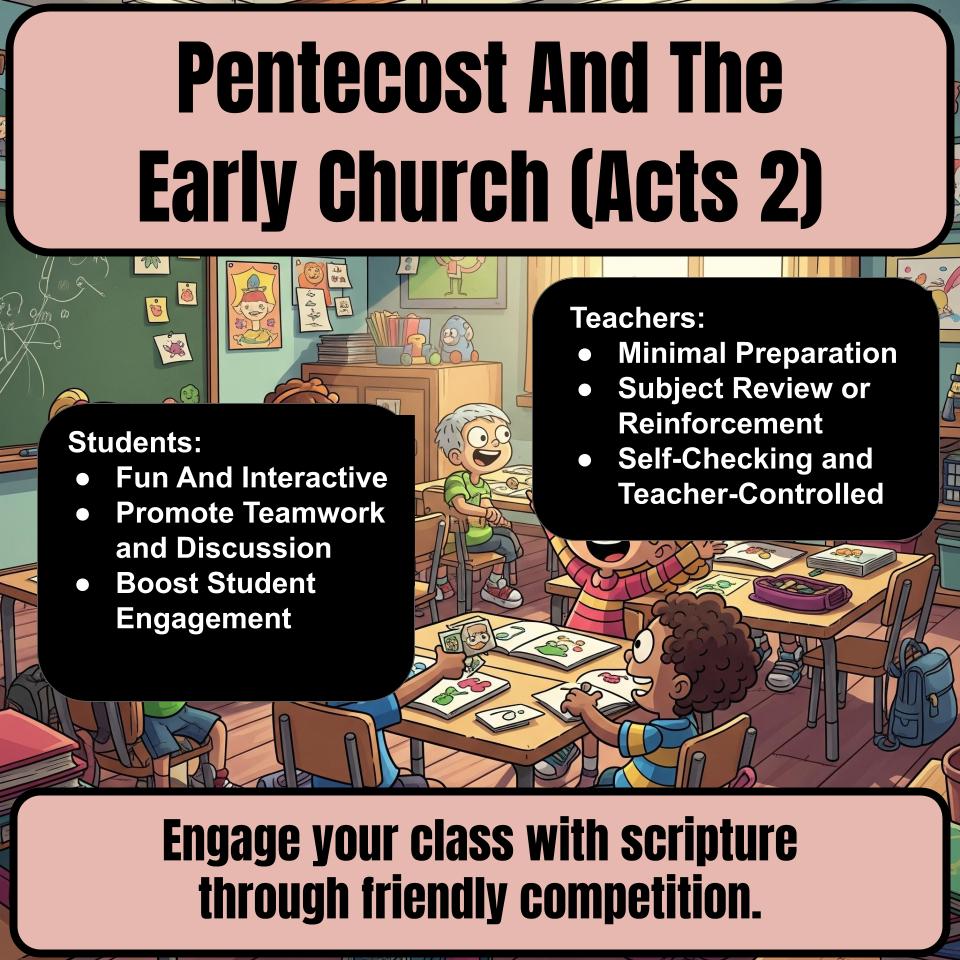 Pentecost And The Early Church (Acts 2) Feud Review BF0079
