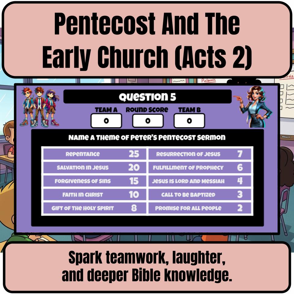 Pentecost And The Early Church (Acts 2) Feud Review BF0079