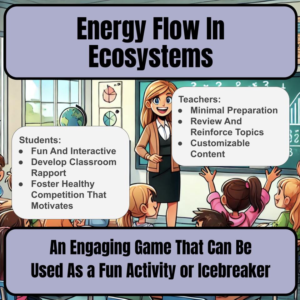 Energy Flow In Ecosystems Jeopardy Science Review I0079