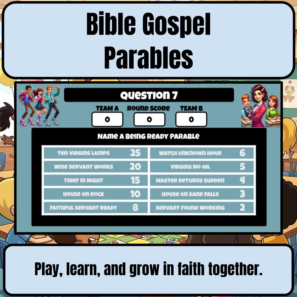 Bible Gospel Parables Feud Review BF0008