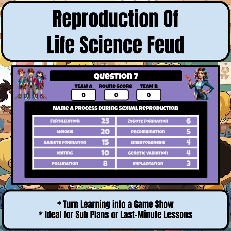 Reproduction Of Life Science Feud Review CF0008