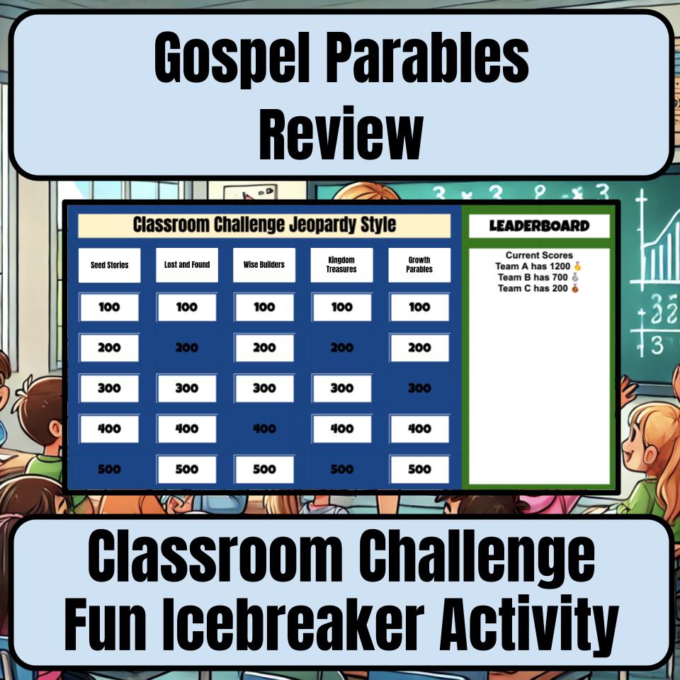 Gospel Parables Jeopardy Bible B0008