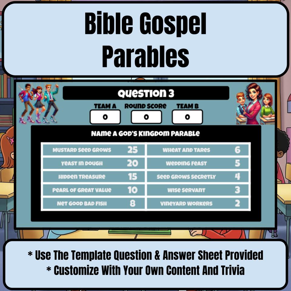 Bible Gospel Parables Feud Review BF0008