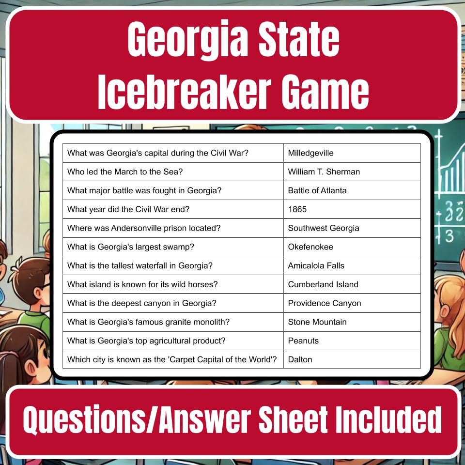 State of Georgia Jeopardy Game I0008