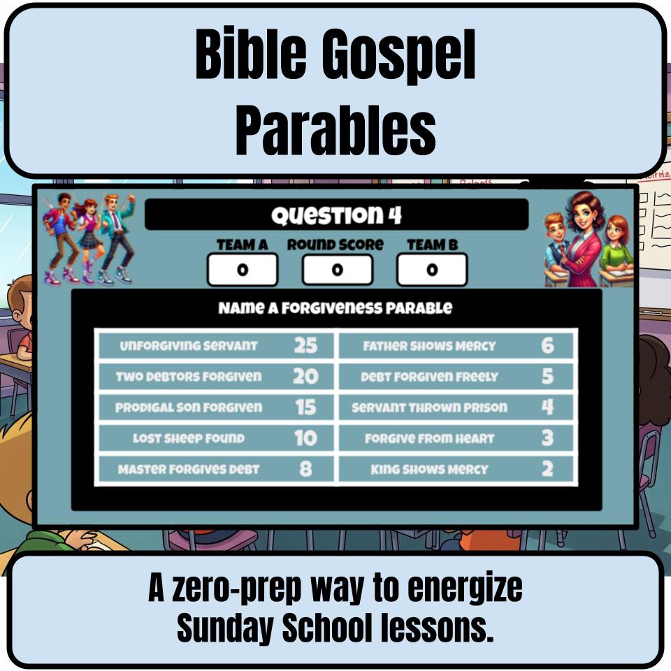 Bible Gospel Parables Feud Review BF0008