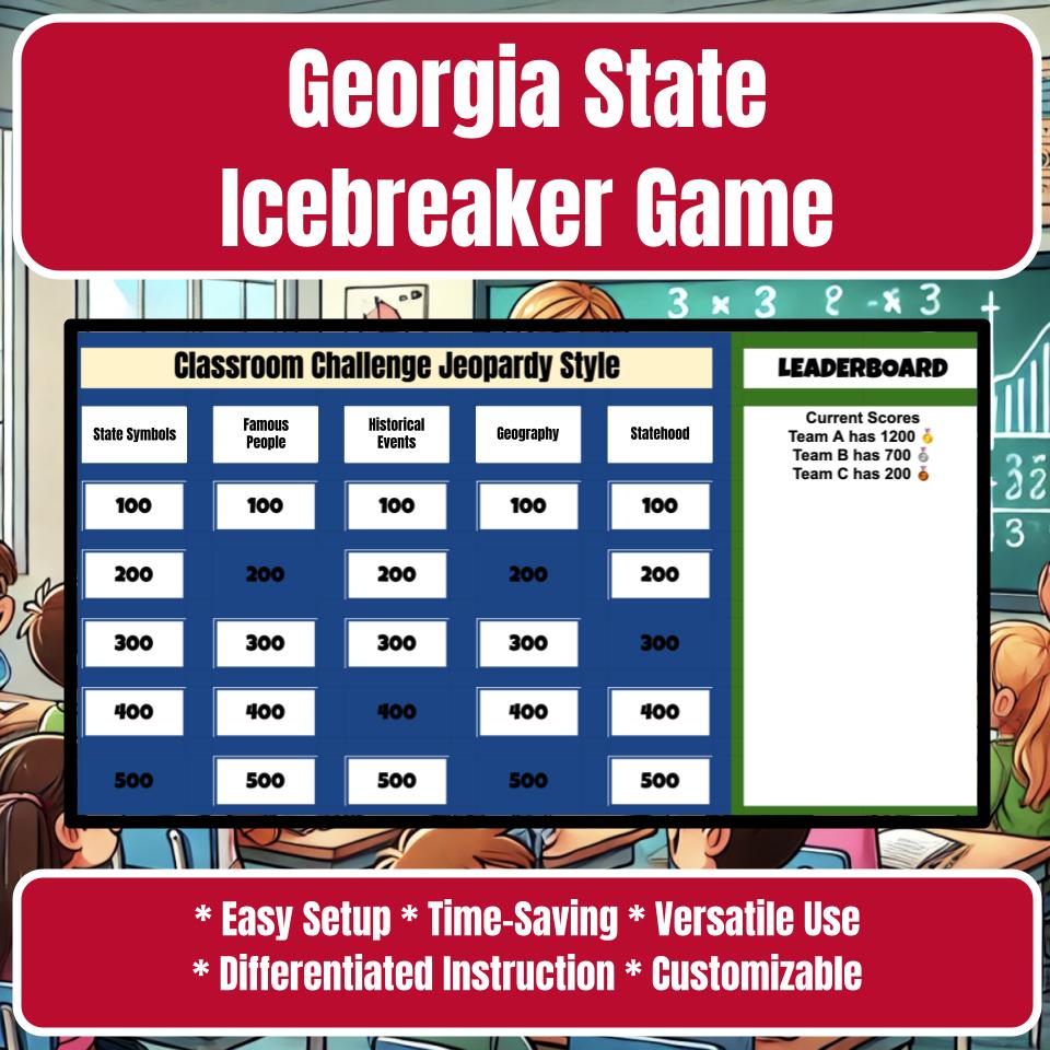 State of Georgia Jeopardy Game I0008
