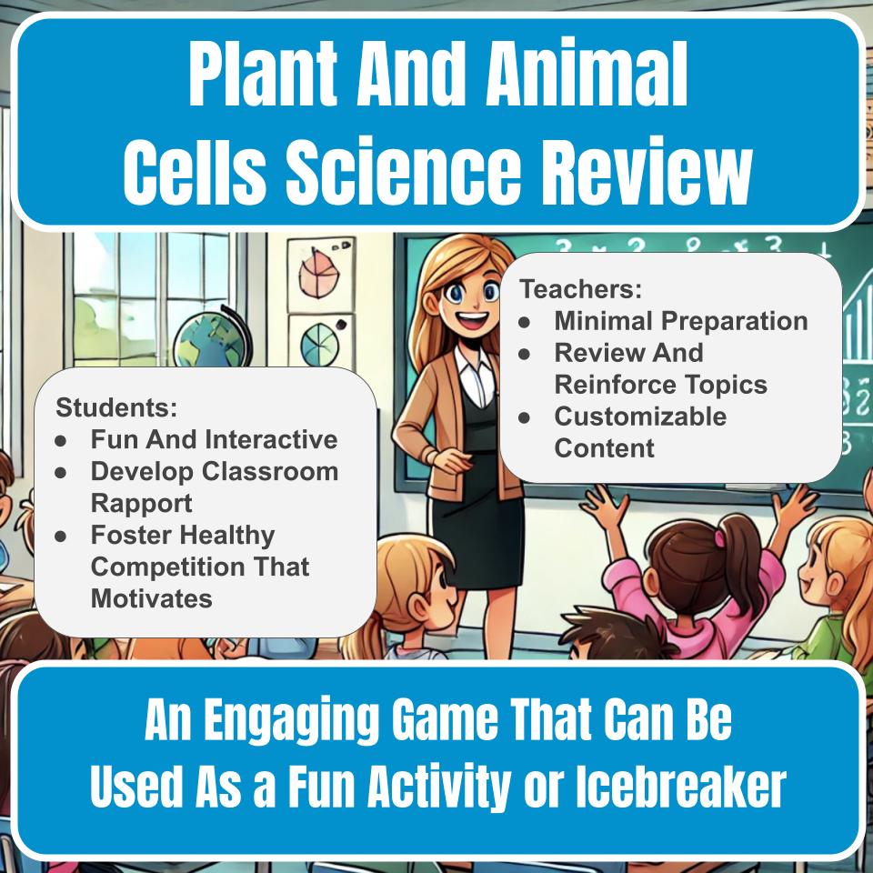Plant And Animal Cells Jeopardy Science Review I0083