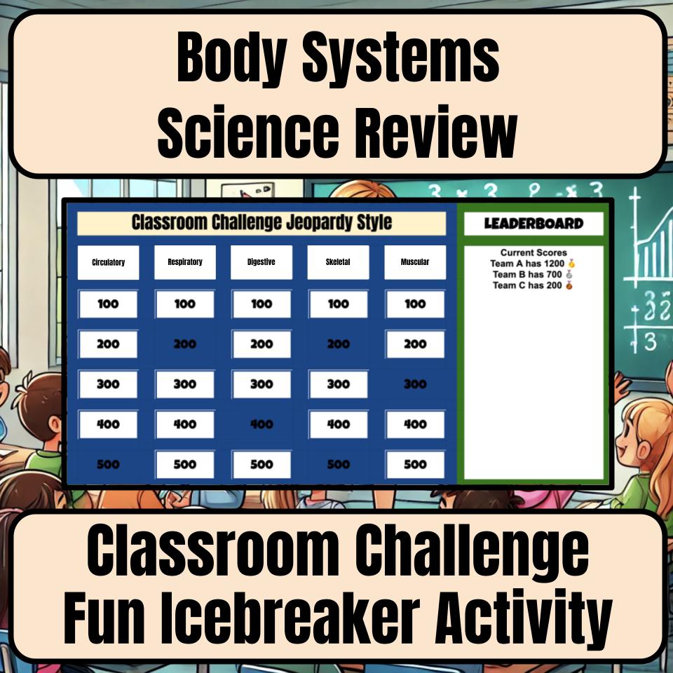 Body Systems Jeopardy Science Review I0084