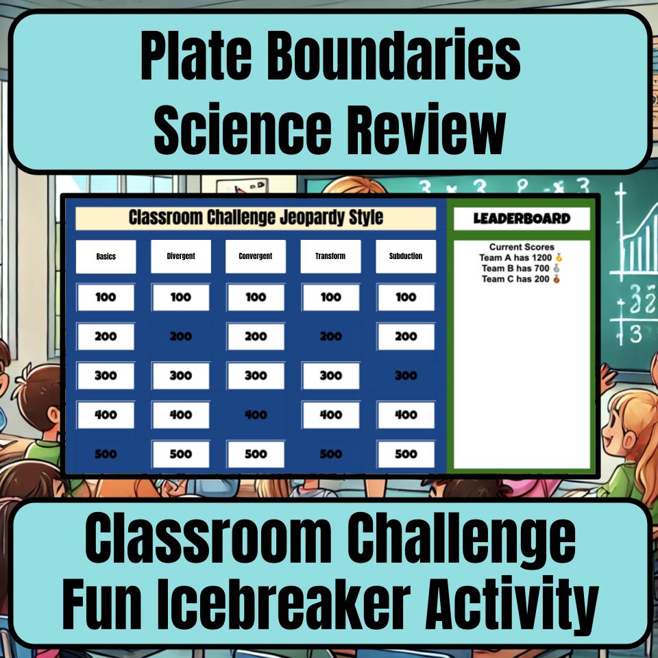 Plate Boundaries Jeopardy Science Review I0085