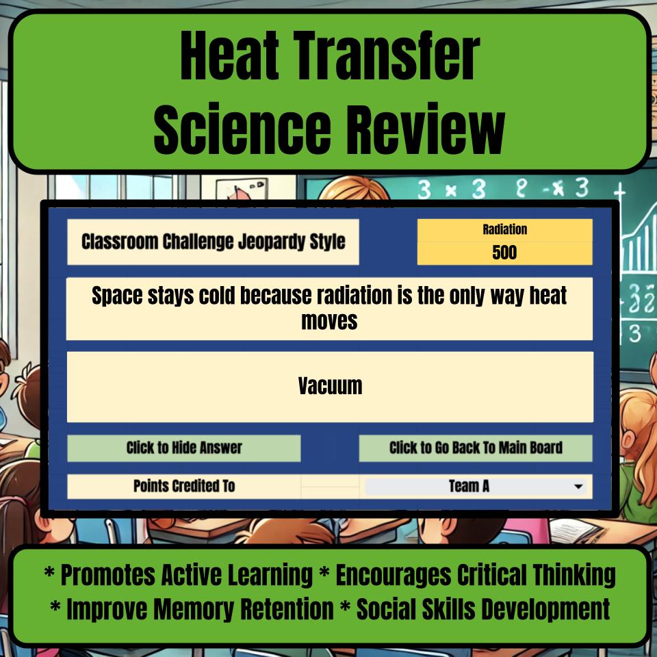 Heat Transfer Jeopardy Science Review I0087