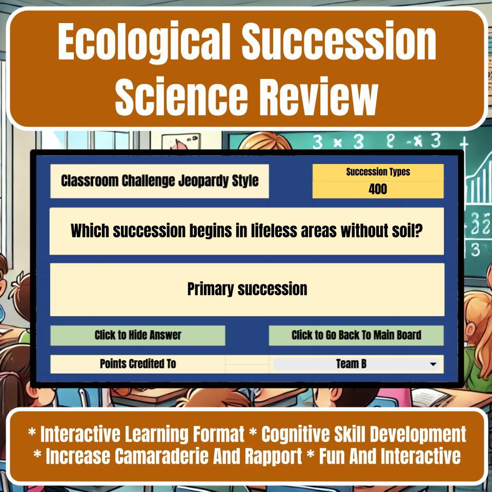 Ecological Succession Jeopardy Science Review I0089