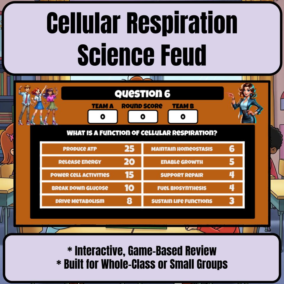 Cellular Respiration Science Feud Review CF0009