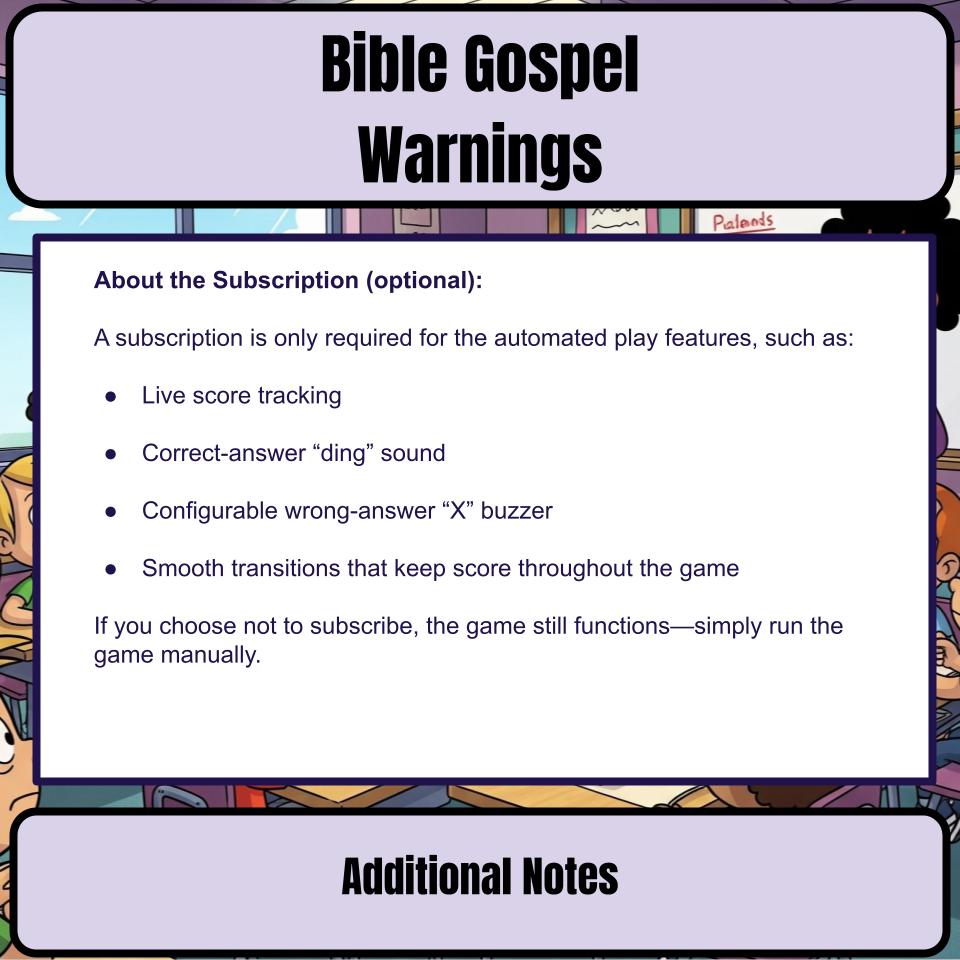 Bible Gospel Warnings Feud Review BF0009