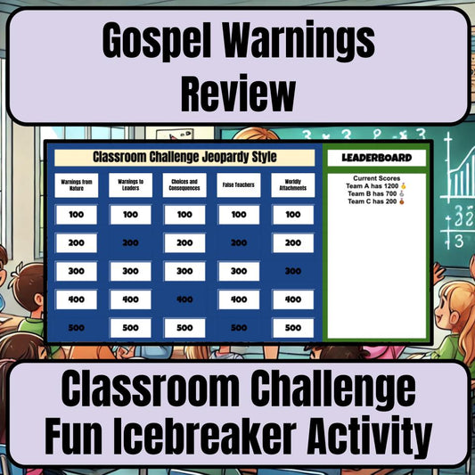 Gospel Warnings Jeopardy Bible B0009