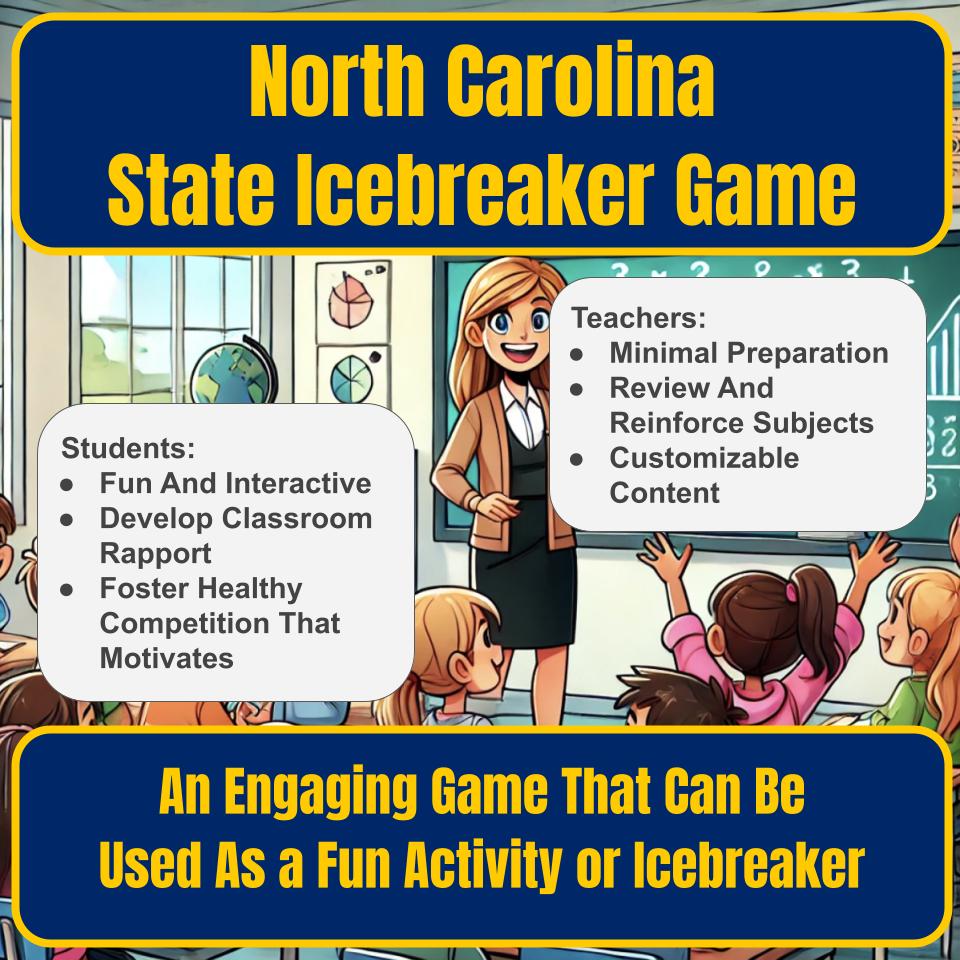 State of North Carolina Jeopardy Game I0009