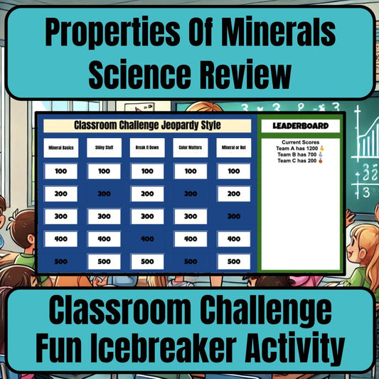 Properties Of Minerals Jeopardy Science Review I0090