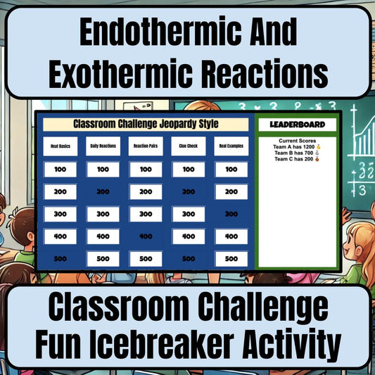 Endothermic And Exothermic Reactions Jeopardy Science Review I0091