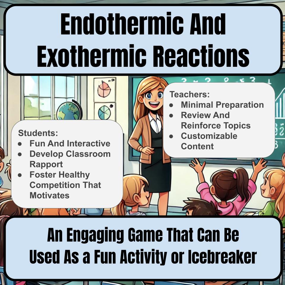 Endothermic And Exothermic Reactions Jeopardy Science Review I0091