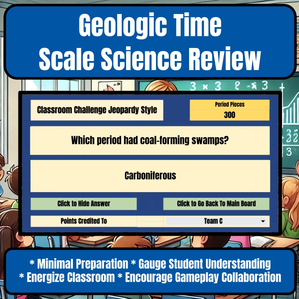 Geologic Time Scale Jeopardy Science Review I0092