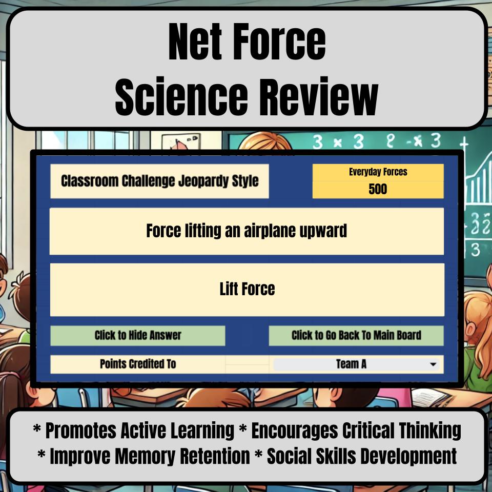 Net Force Jeopardy Science Review I0094