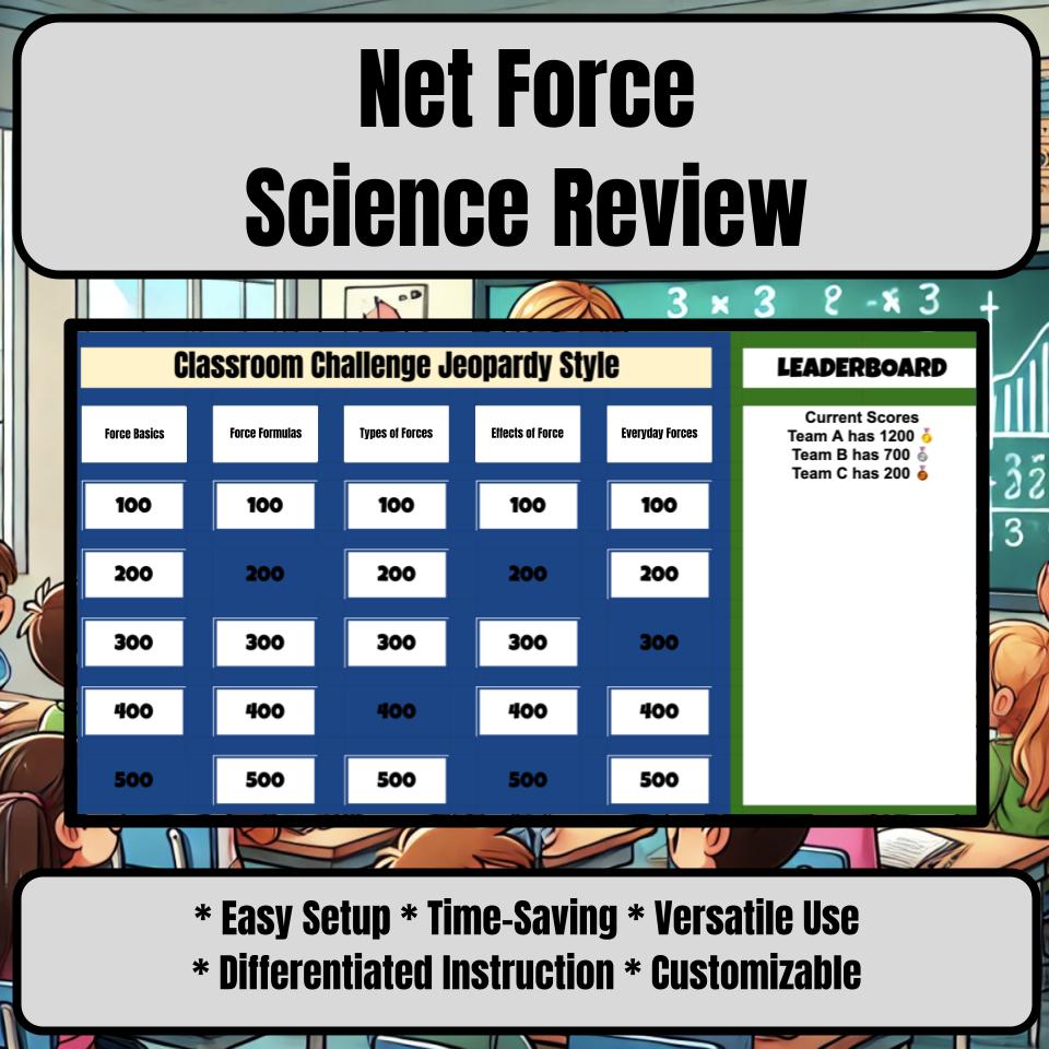 Net Force Jeopardy Science Review I0094
