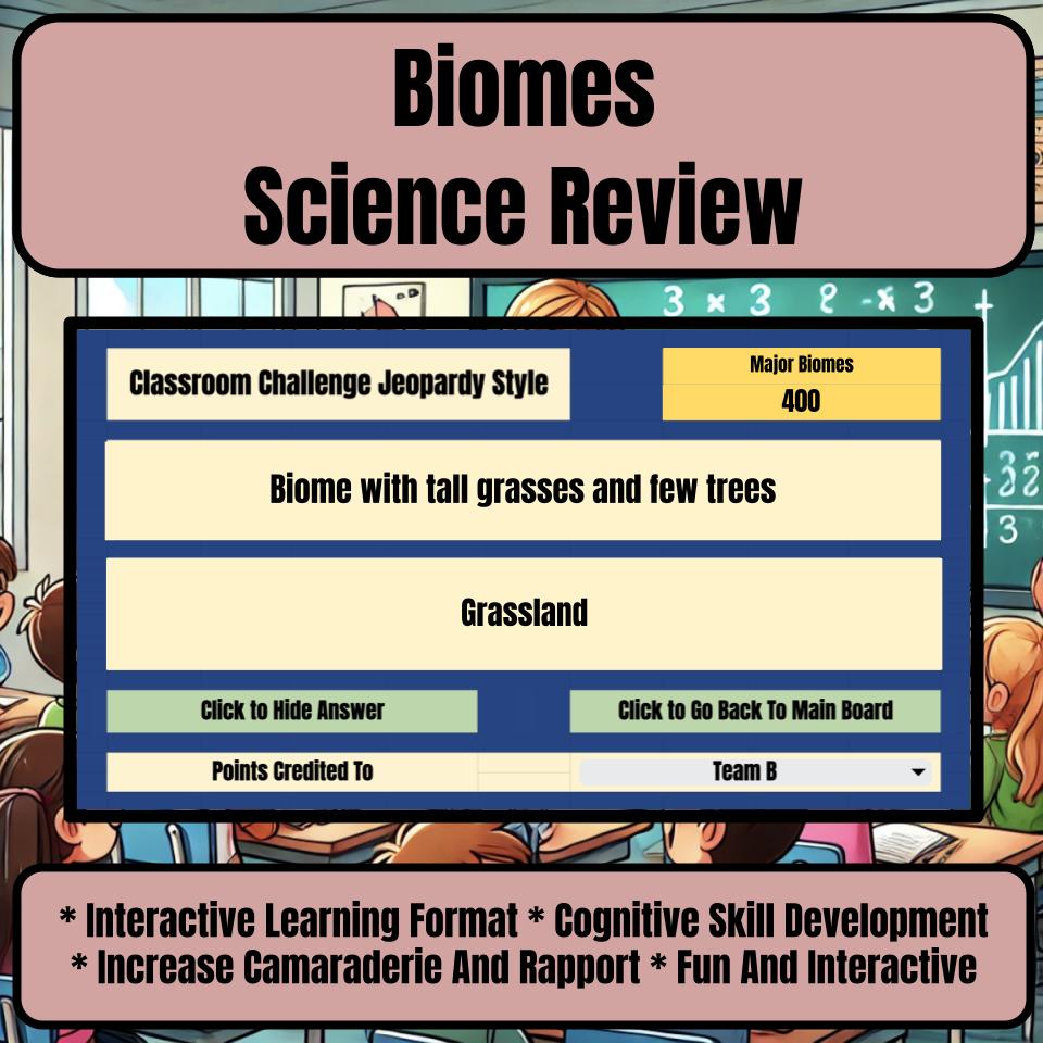 Biomes Jeopardy Science Review I0096
