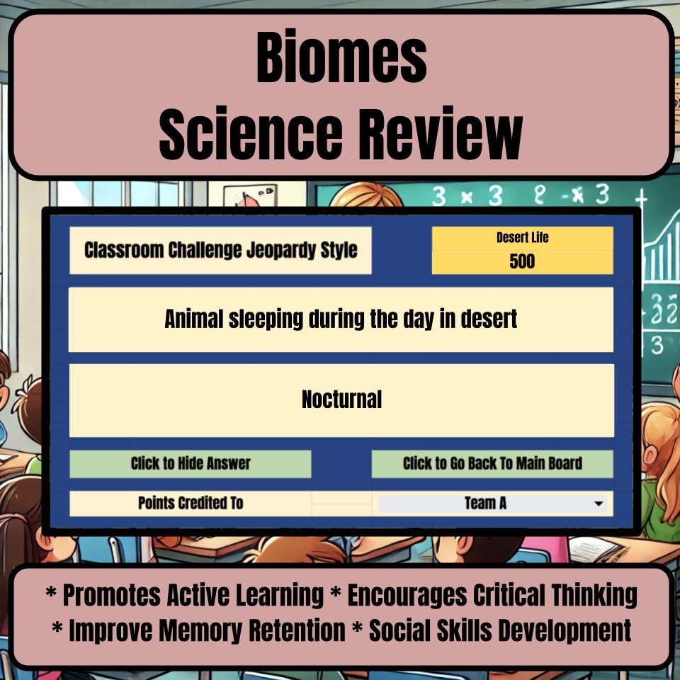 Biomes Jeopardy Science Review I0096