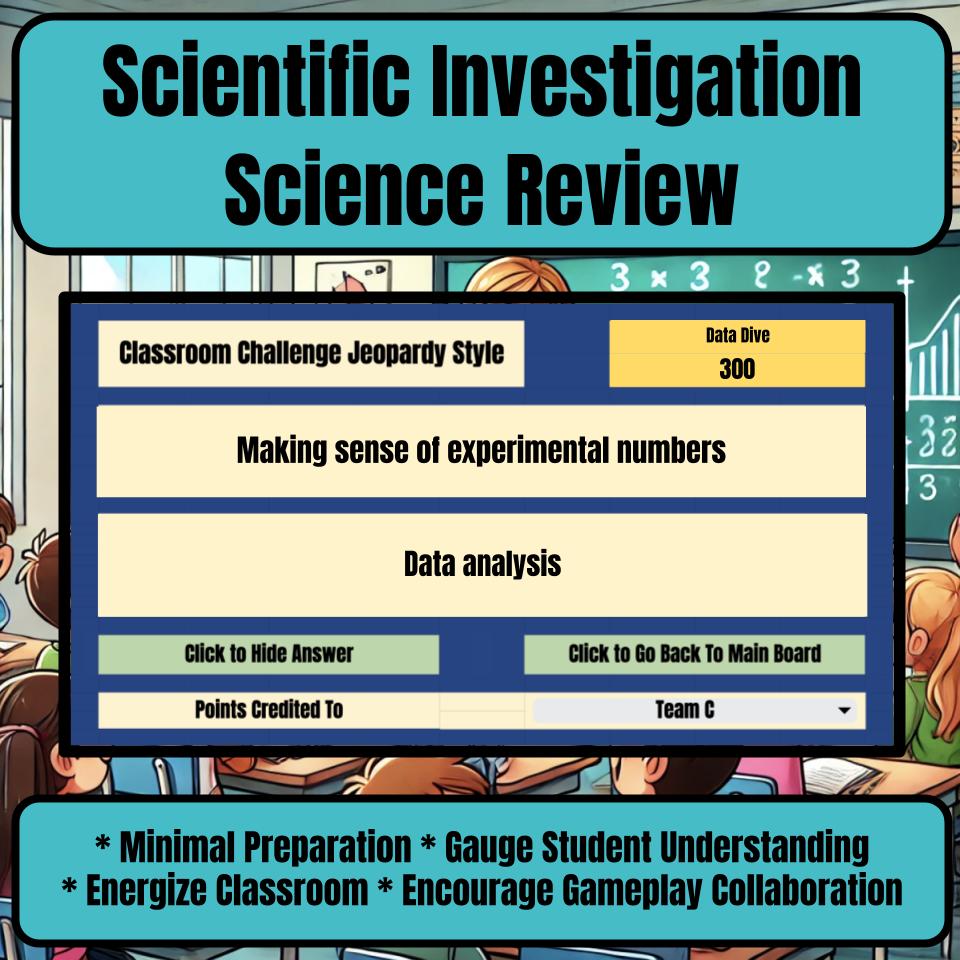 Scientific Investigation Jeopardy Science Review I0097