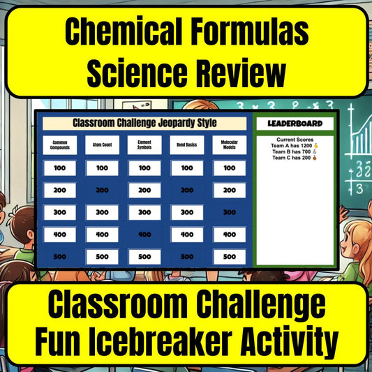 Chemical Formulas Jeopardy Science Review I0099